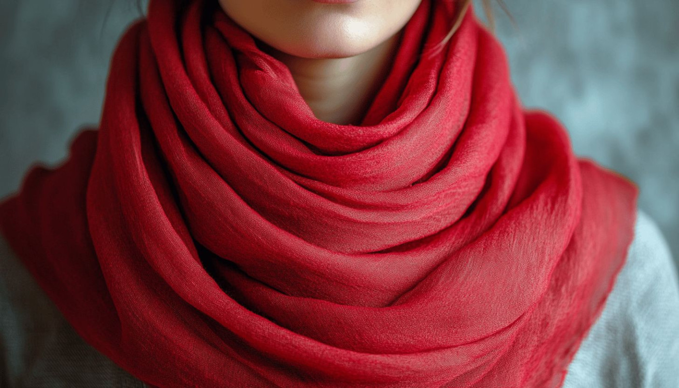 Comprendre la symbolique de l'écharpe rouge : un accessoire chargé de sens