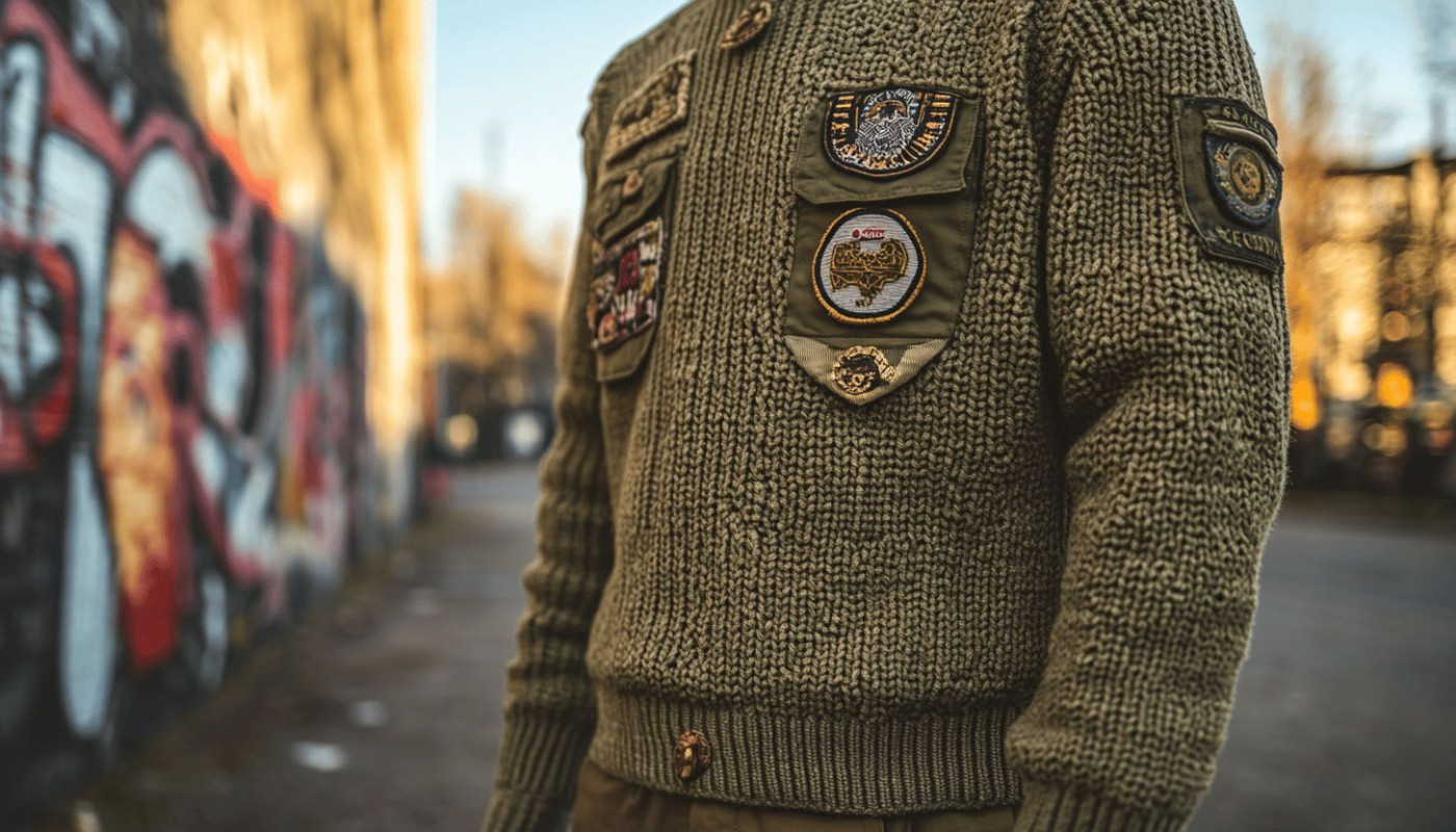 Explorer la tendance des pulls militaires dans la mode contemporaine