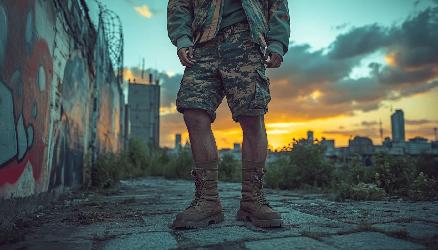 Guide des tendances : pantalon camouflage homme, shorts et style militaire